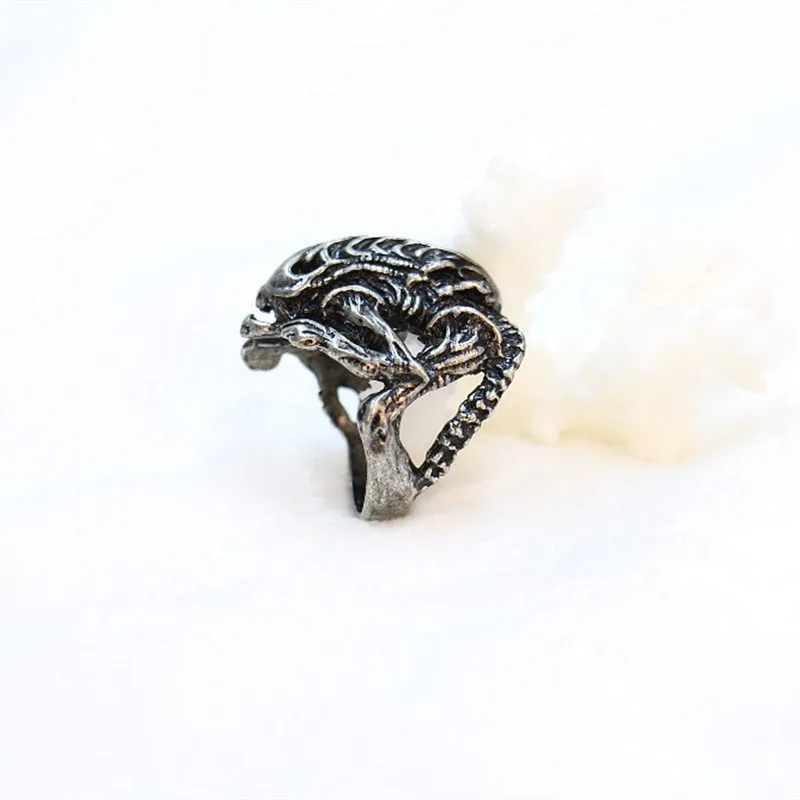 Модное мужское кольцо в готическом стиле серия инопланетянин Монстр винтажные
