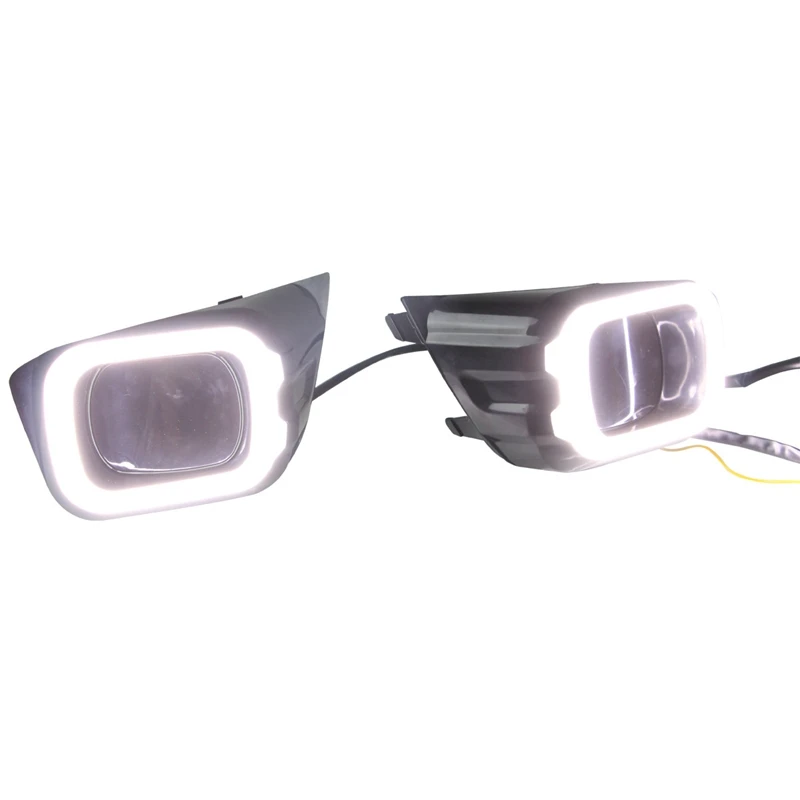 2 шт. для 2018 Ford Ranger с желтым светильник Том низкопрофисветильник дневные ходовые