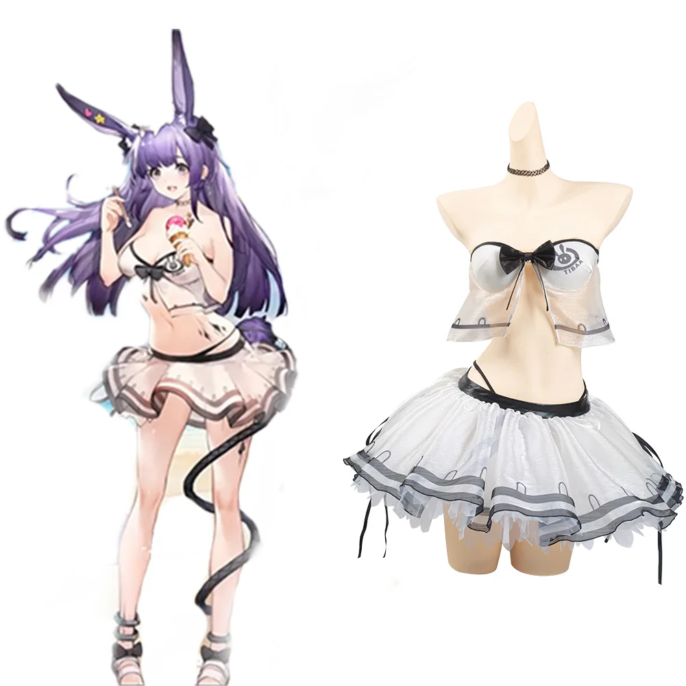 Женские летние костюмы для косплея arknight из веревки с цветами купальники юбка на