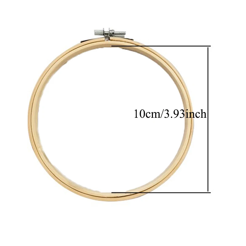

5 Size 8-18CM Bamboo Frame Embroidery Hoop Ring DIY Needlecraft Cross Stitch Machine Round Loop Hand Household Sewing Tools