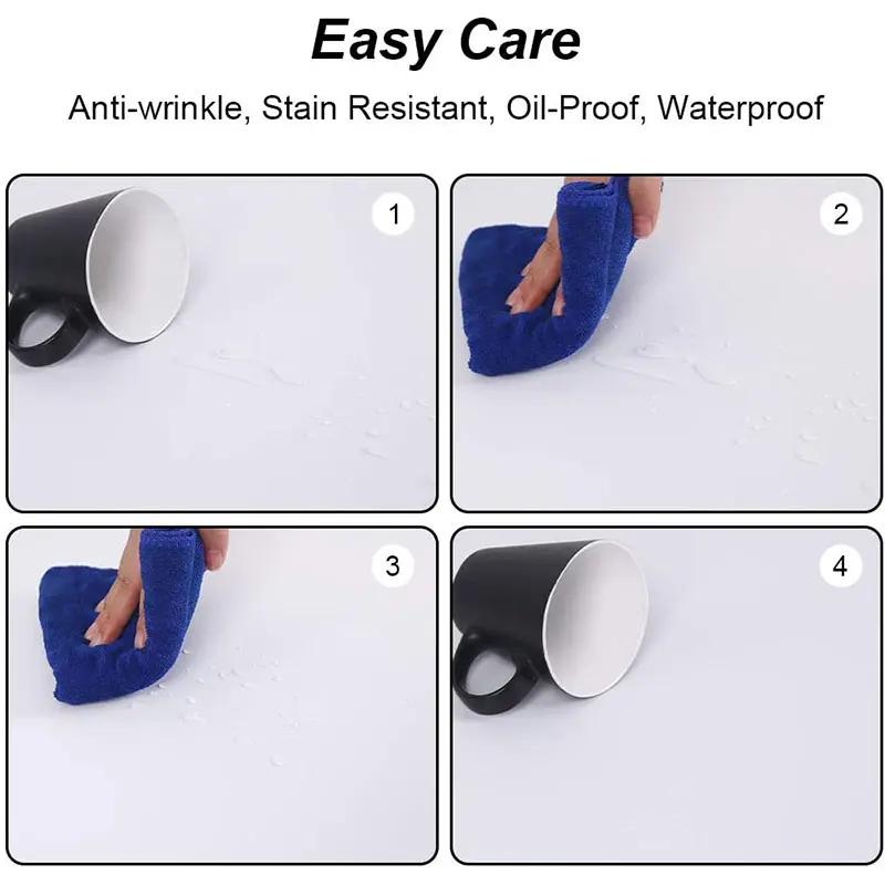 Виниловая круглая ПВХ скатерть с защитой от ожогов мягкая Водонепроницаемая для