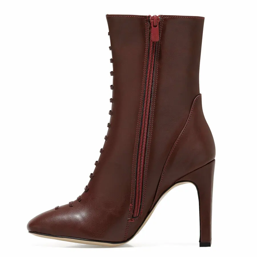 

Women Boots Nine West Mstero Claret Red Women'S Boots