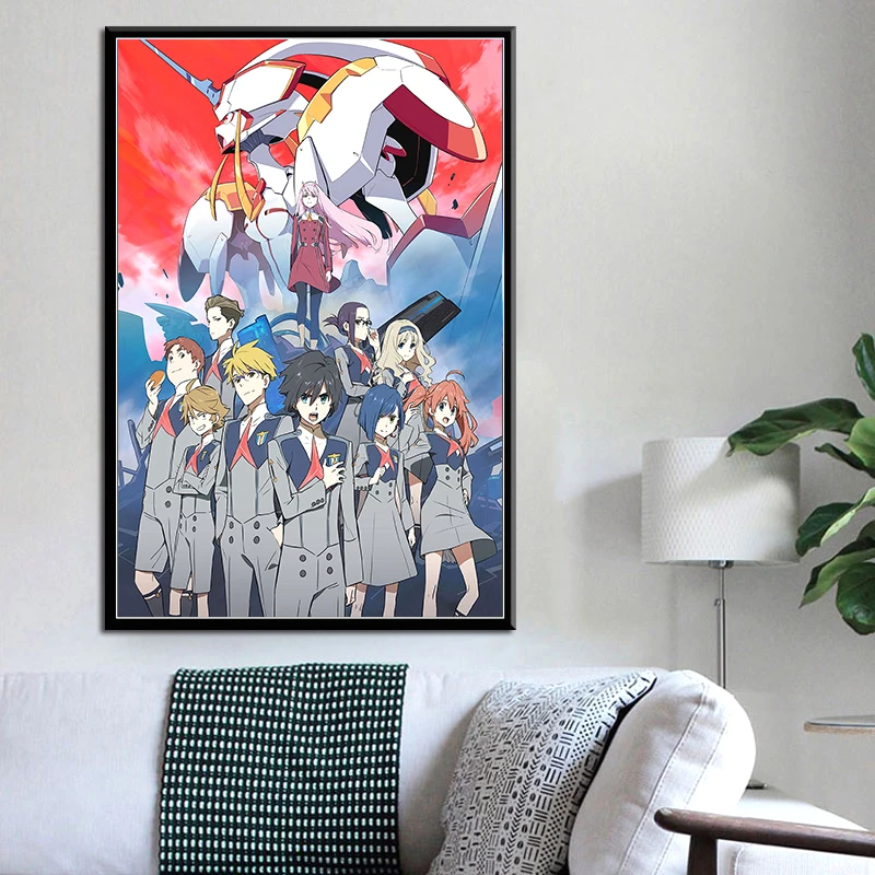 Аниме-постер 80-х годов постеры любимый в Фране HIRO 02 Картина на холсте настенное