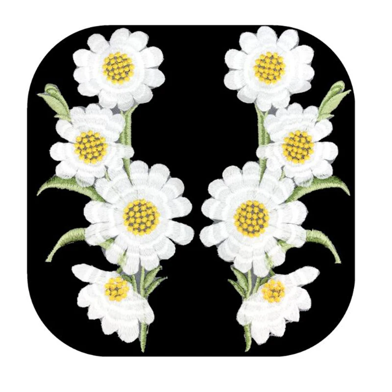 

Cloth Sticker Sunflower Embroidery Cloth Sticker Clothing Decoration Embroidery Sticker Adhesive Sticker 072705