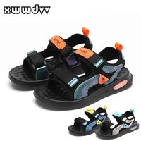 xwwdvv kids boys sandals high quality cut outs child big boys sandalias childrens shoes kids canvas laser reflection shoes