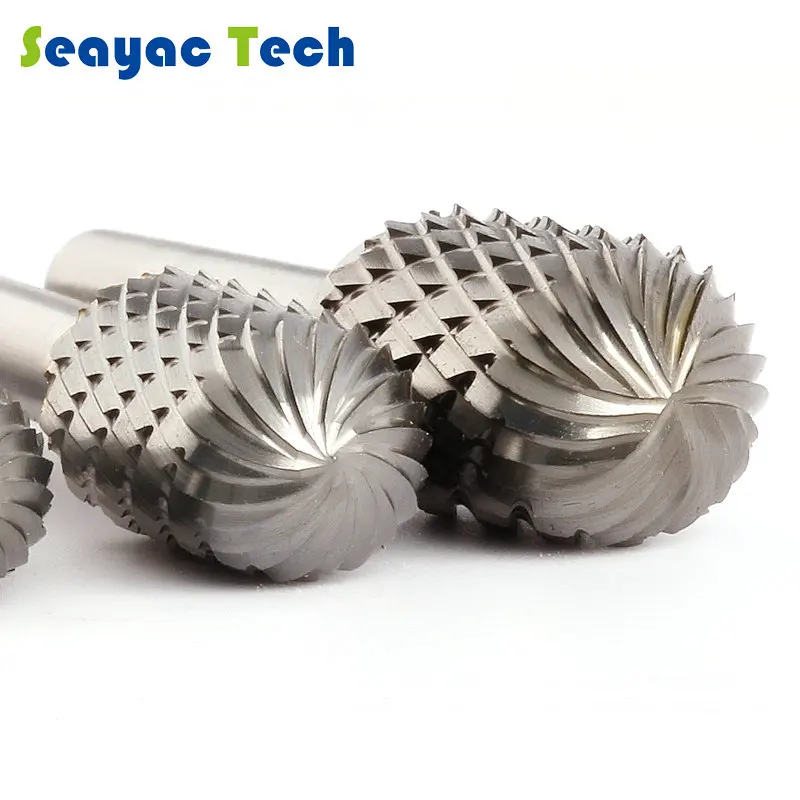 Карбидная Вольфрамовая сталь Шлифовальная головка c типа двойной слот