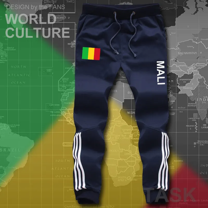 

Plus M-8XL Republic Of Mali Mens Shorts Beach Man men's Board Shorts Flag Workout Zipper Pocket Sweat 2021 Cotton MLI Malian