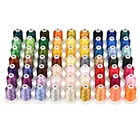 Нитки Simthread для вышивальной машины 63 Brother Colors 120D2 40WT, 800 ярдов, конусы для швейных машин Ebroidery