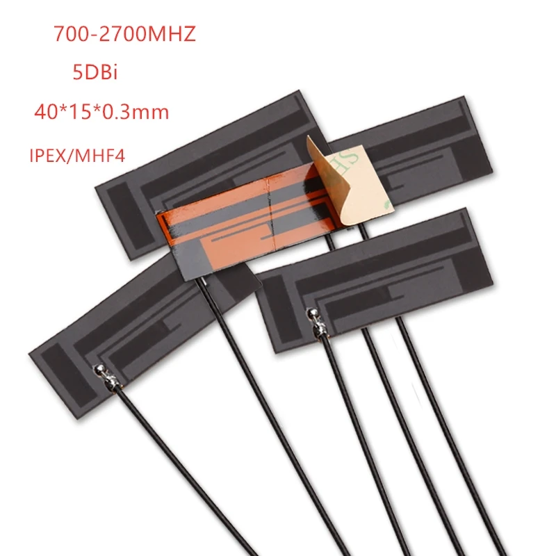 2 шт. встроенный FPC Антенна 4G 3G GSM полный частот FM антенна IPEX/MHF4 разъем для Minipcie/M.2