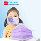 10-200 шт., одноразовые маски для лица для детей