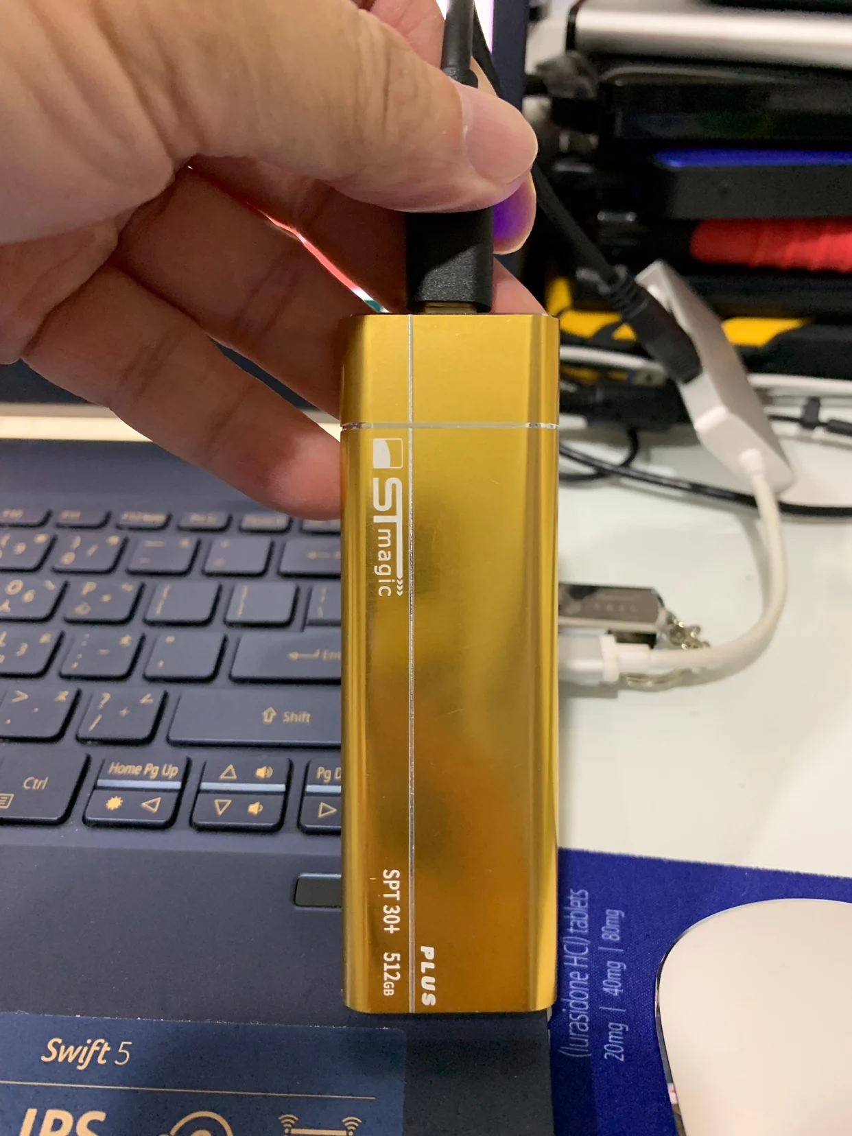 Stmagic Spt30 металлический Портативный SSD USB 3,1 128 ГБ 256 512 1 ТБ 2 ТБ внешний твердотельный накопитель для ноутбука проектор для мобильного телефона