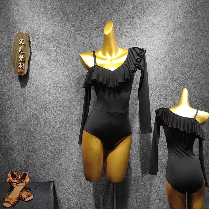 Полюс Танцы Одежда для танцев leotard комбинезон белье латинский танец Топ Грязных