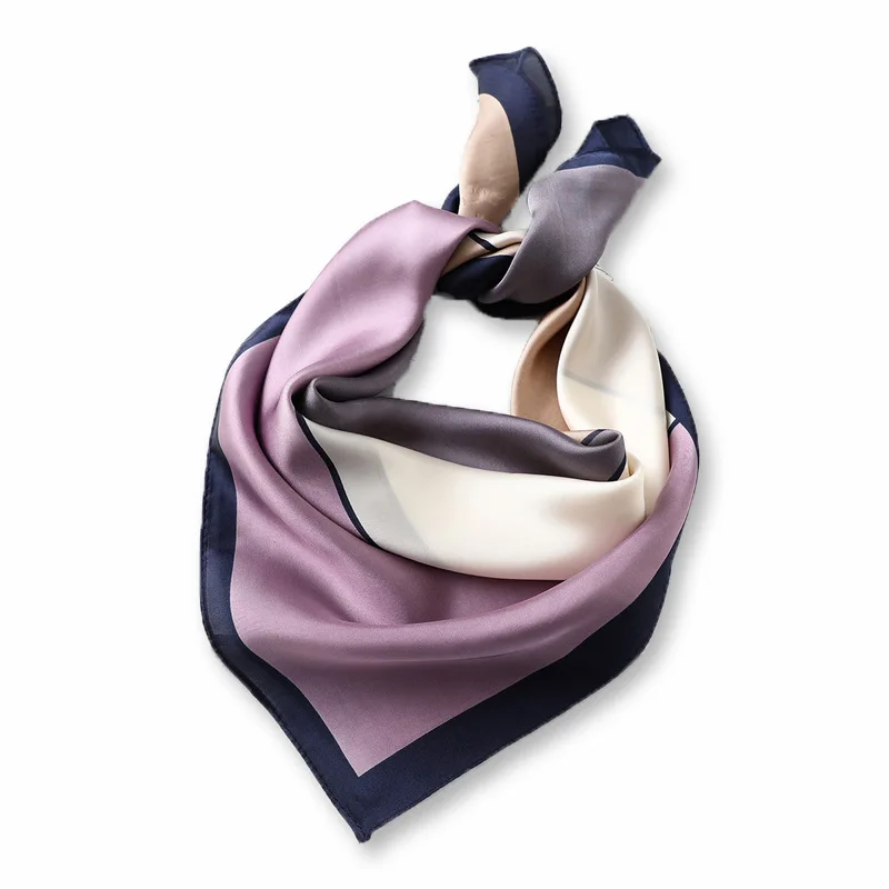 

Fashion Summer Silk Scarf Women Scarves for Hair Neck Cover Female Kerchief Bandana Hijab Bufanda de seda Foulard carre femmes