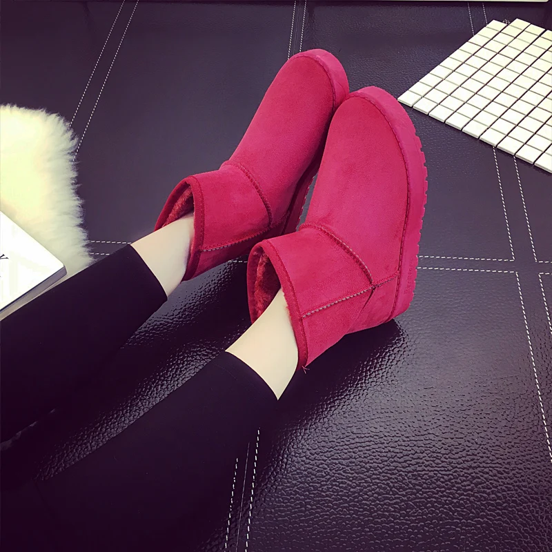 Женские ботинки на меху vevral зимние теплые квадратном каблуке ботильоны плоской