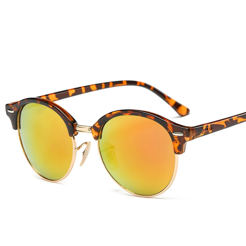 hot fashion sunglasses women popular brand designer retro men summer style sun glasses rivet frame colorful coating shades free global shipping