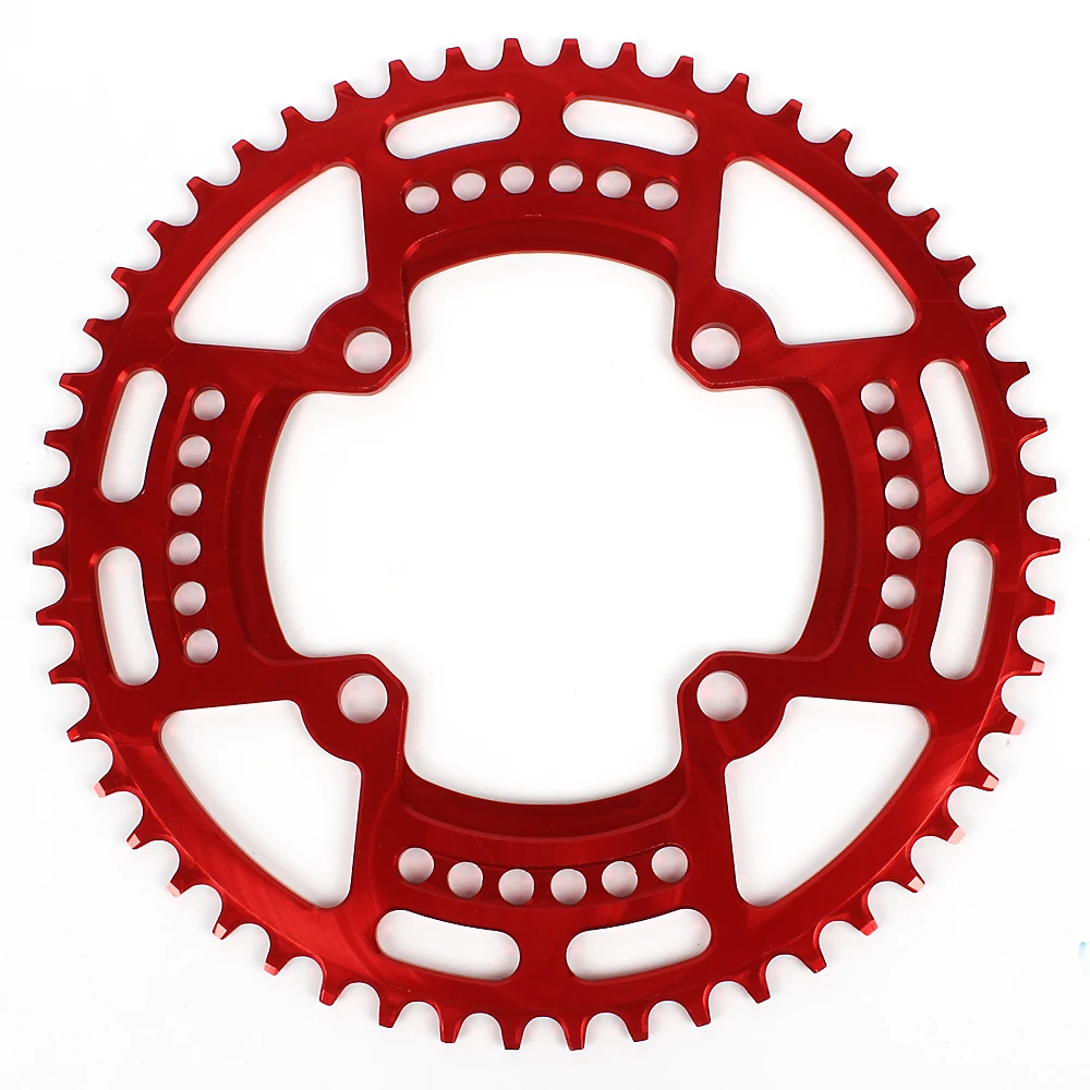 Велосипедной цепи кольцо 104BCD горный велосипед одно брелок для ключей диск узкая