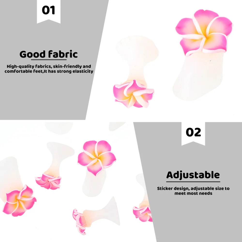 

32pcs Creative Toe Nail Polish Separators Pedicure Spacers Pedicure Toe Dividers