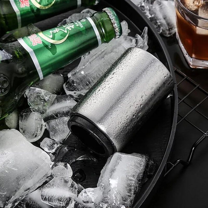 Креативный открывалка для пивных бутылок из нержавеющей стали автоматический