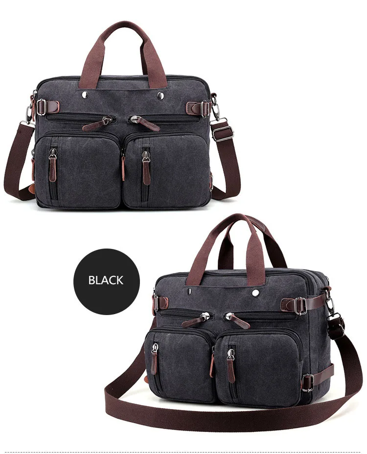 WOBAG Мужская модная дорожная сумка через плечо сумка Холщовая Сумка большой портфель большая Повседневная Деловая мужская сумка для ноутбука