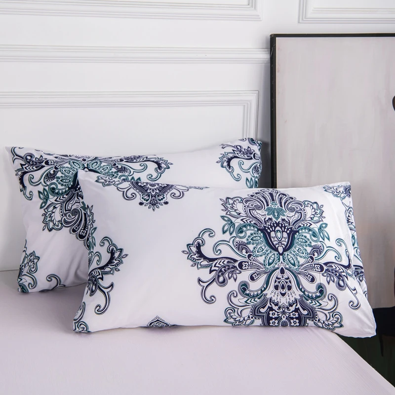 

Bohemian Style Printed Bedding Set Single Double Queen King Size Geometric Duvet Cover Sets Pillowcase Quilts Covers (No Sheet)