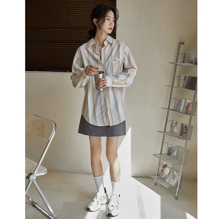 

Новинка Осень-зима 2021 корейский Ретро нейтральный вертикальный МАЗ