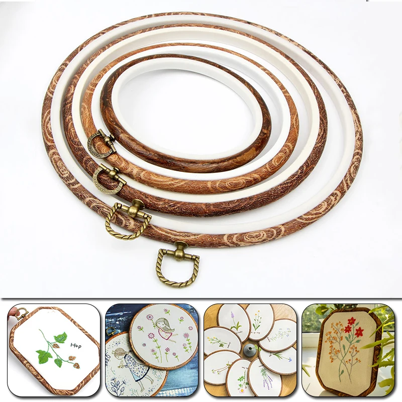 

Старинная рамка для вышивания, пластиковые обручи для вышивки, рамка для рукоделия, игла для вышивки крестом, инструмент для рукоделия, быто...