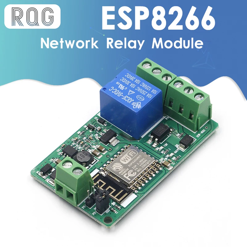ESP8266 триггерный релейный модуль 10A 220V Сетевой реле WI FI Вход DC 7V ~ 30 в 4 слоя доска