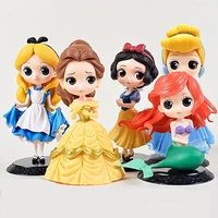 brand new frozen princess anna elsa action figures pvc model dolls collection birthday gift kids toys christmas gifts