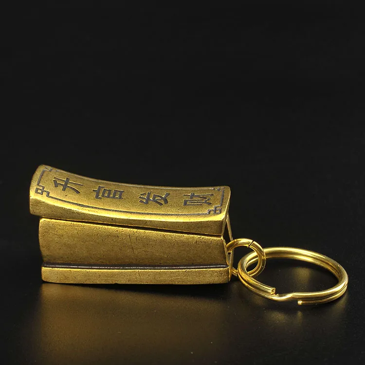 Чистая латунь брелок ручной работы подвесной гроб означает обогащение|Статуэтки