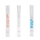 Прозрачная стеклянная трубка для табака, моющийся многоразовый мундштук для курения, мундштук с фильтром для хранения сигарет, трав