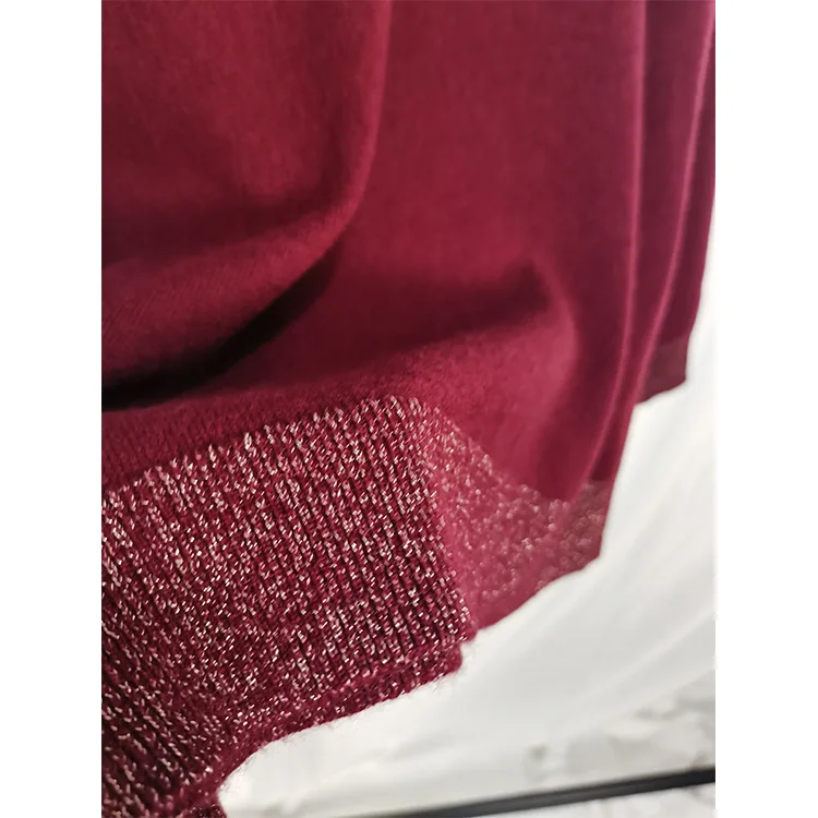 

2020 Autumn and Winter New Round Neck Long Sleeve Pure Cashmere Knit Women's Bottoming To Keep Warm