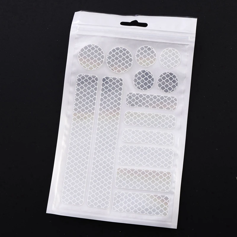 3Pack Bike Reflective Stickers Bicycle Reflector Cycling Warning Film for Motorcycle Helmets Bicycles | Спорт и развлечения