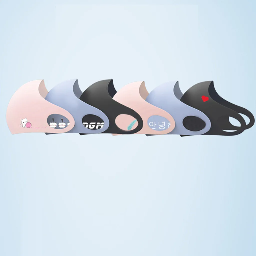 Детская Ветрозащитная маска с рисунком туманной дымки для детей летняя