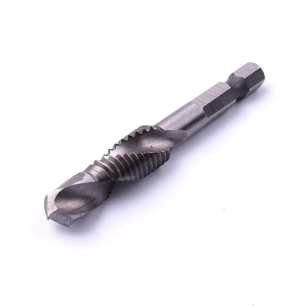 

Шестигранный хвостовик винт из быстрорежущей стали спираль точки нитки метрической зажигания сверла рука Метчик инструменты