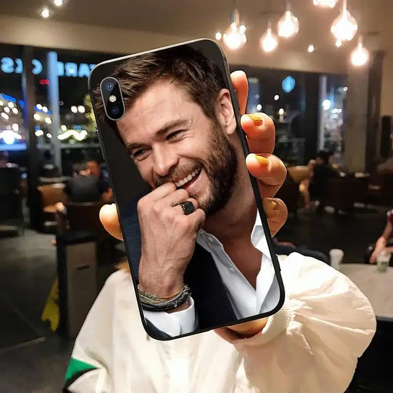 

Chris Hemsworth famous actor luxury design shell Phone Case for iPhone 11 12 pro XS MAX 8 7 6 6S Plus X 5S SE 2020 XR