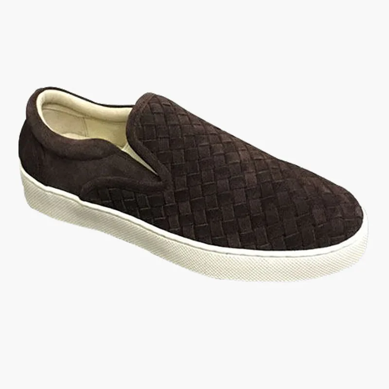

Men's Woven Loafers luxury Casual Shoes Leather One-Stretcher Shoes designer shoes mens loafers sneaker men shoes