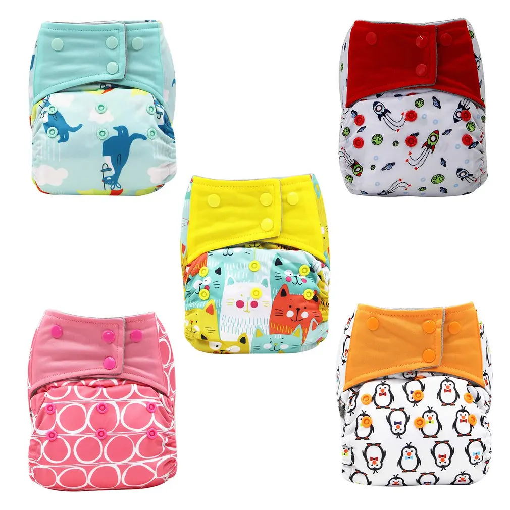 

Comfortable Breathable Adjustable Leak-proof Cloth Diapers Breathable Adjustable Fashion Cloth Diapers