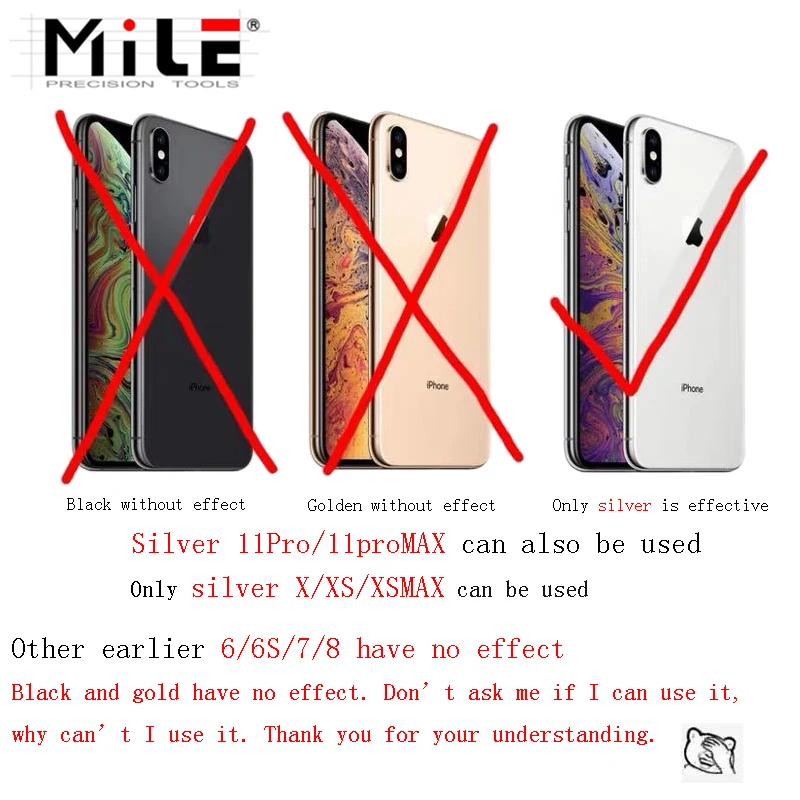 MILE Mobile Phone Frame Polishing Paste - Remove Small Scratches on the Silver Frame of iPhone X Xs Max and Restore Beauty image 3