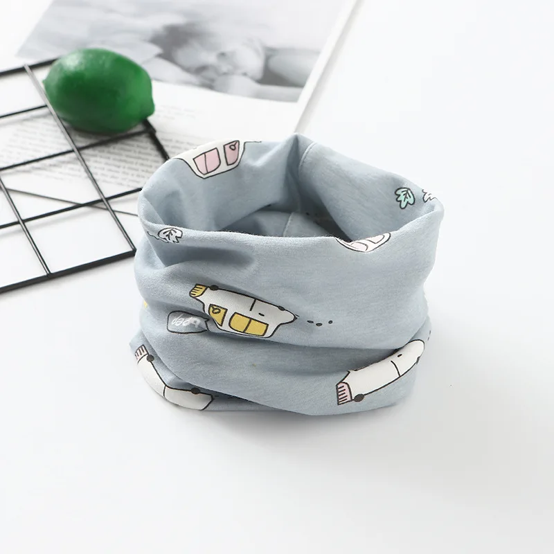 Новый хлопковый детский шарф осенне-весенний снуд для мальчиков и девочек