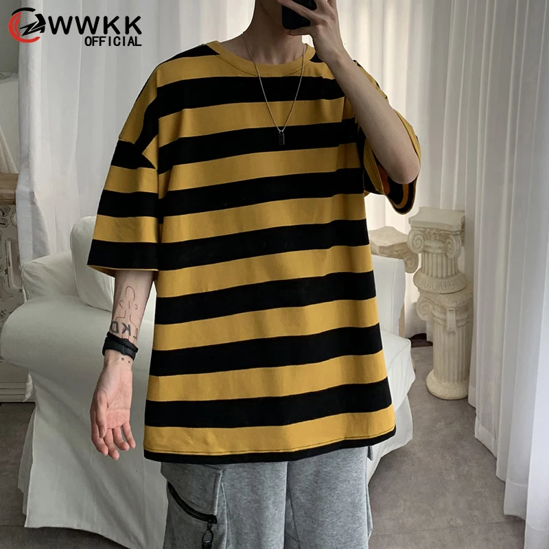

WWKK 2021 Oversized Men and Women T Shirt Hip-Hop Cotton T-shirt O-neck Summer Japanese Causal Tshirts 5XL Fashion Loose Tees