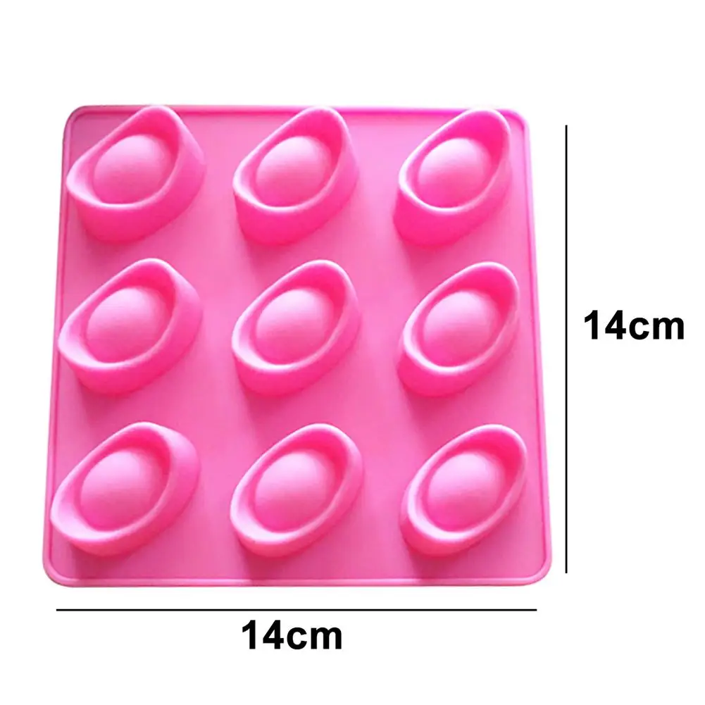 

9 Cavities Gold Ingot Shape Silicone Chocolate Cake Jelly Mold DIY Baking Tool Mousse Dessert Cake Decorating