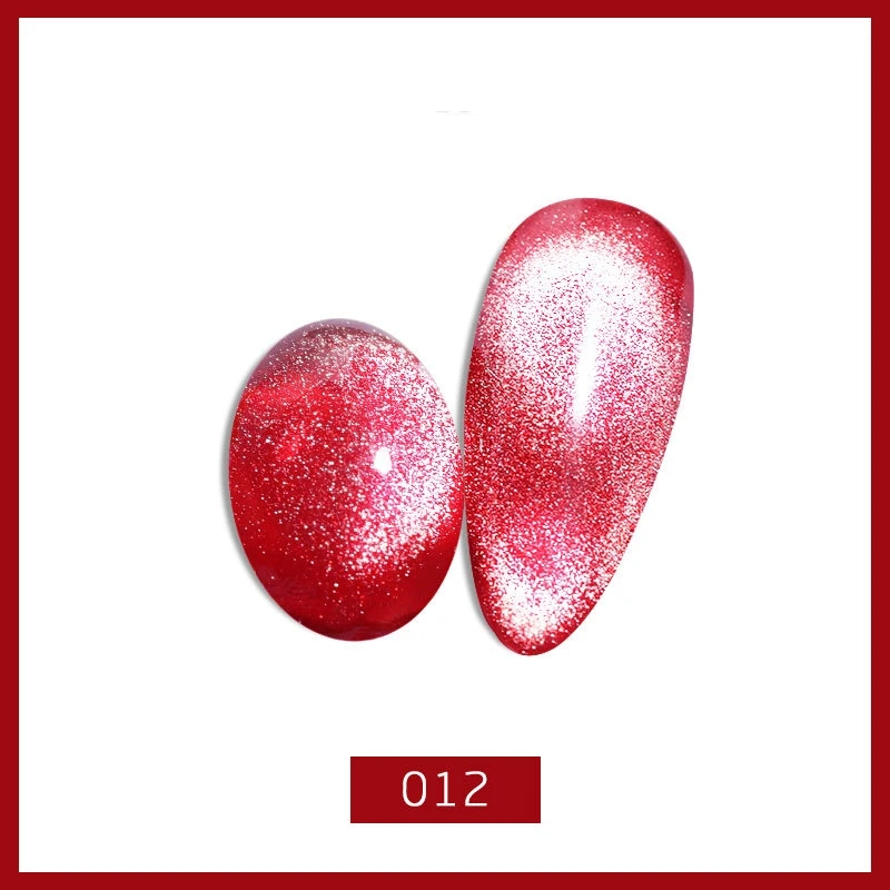 Гель лак для ногтей кошачий глаз постоянный гель полированный 9D Магнитный