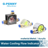free shipping water flow mete for water pump flow indicator with fast interface for 8mm water pump water chiller cooling system