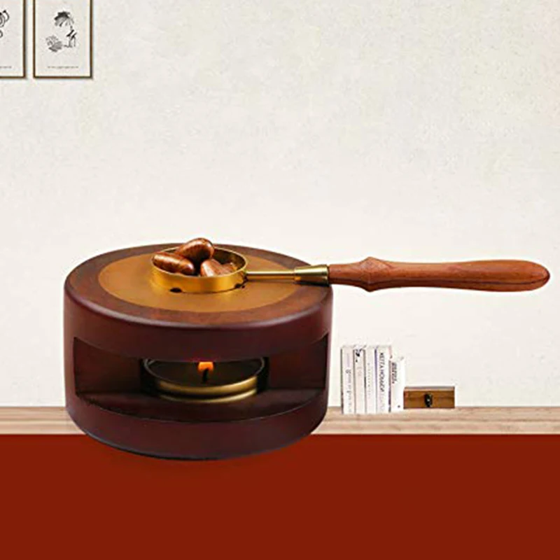 Wax Seal Warmer Furnace Stove Pot with Melting Spoon Kit Beads Sticks Tool for Sealing Stamp | Дом и сад