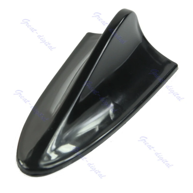 

X7AE Black Decorate Antenna Aerial Black Universal Auto Car Shark Fin Roof Decorative