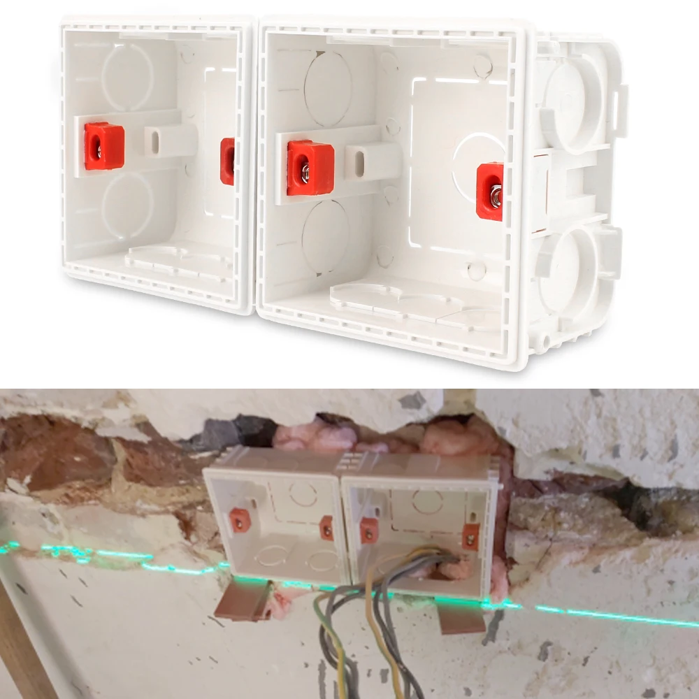 Домашние приспособления розетка переключателя распределительная коробка типа 86