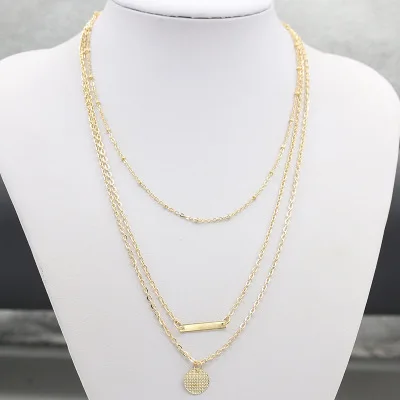 Женское Ожерелье ZYZQ богемное ожерелье яркой геометрической формы многослойный