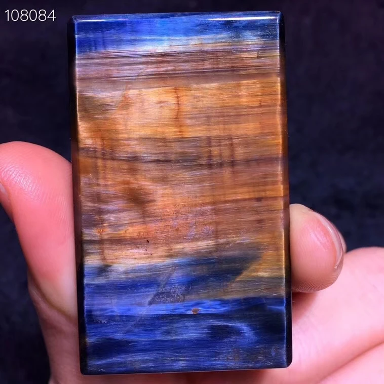 Сертификат натуральный синий Pietersite Chatoyant прямоугольная подвеска 51x31x9 мм для женщин и мужчин камень драгоценный камень Namibia AAAAA