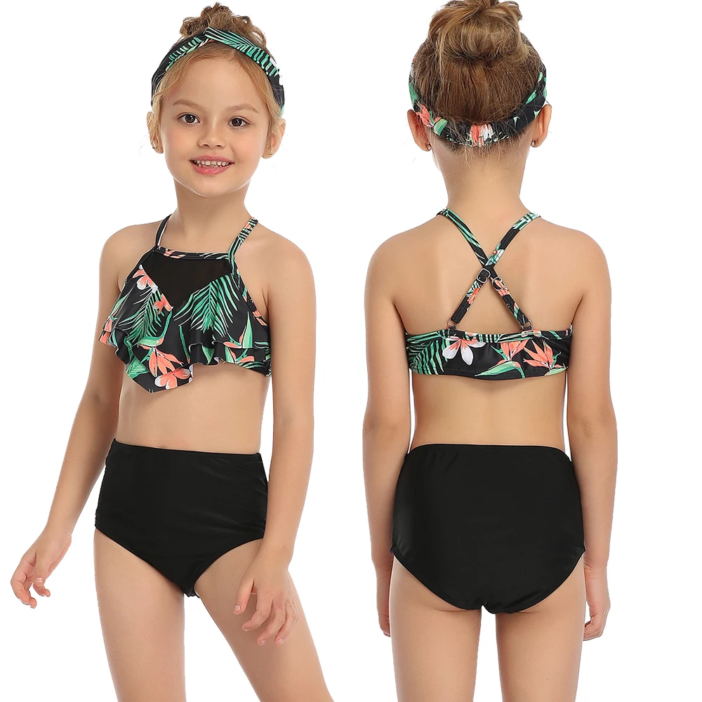 2-14Years детская одежда для купания детские плавки девочек купальный костюм дети