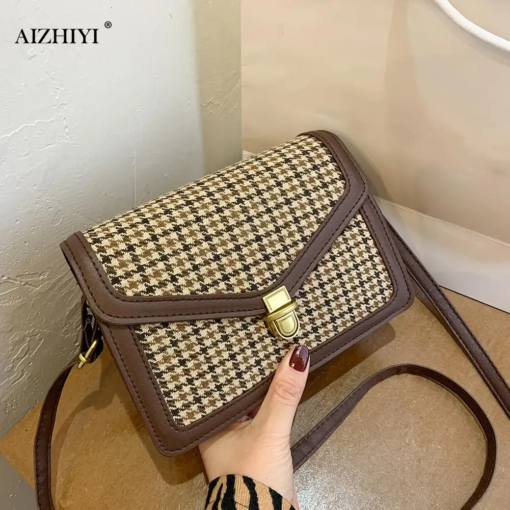 Портативный Женский кошелек из искусственной кожи женские клетчатые сумки с